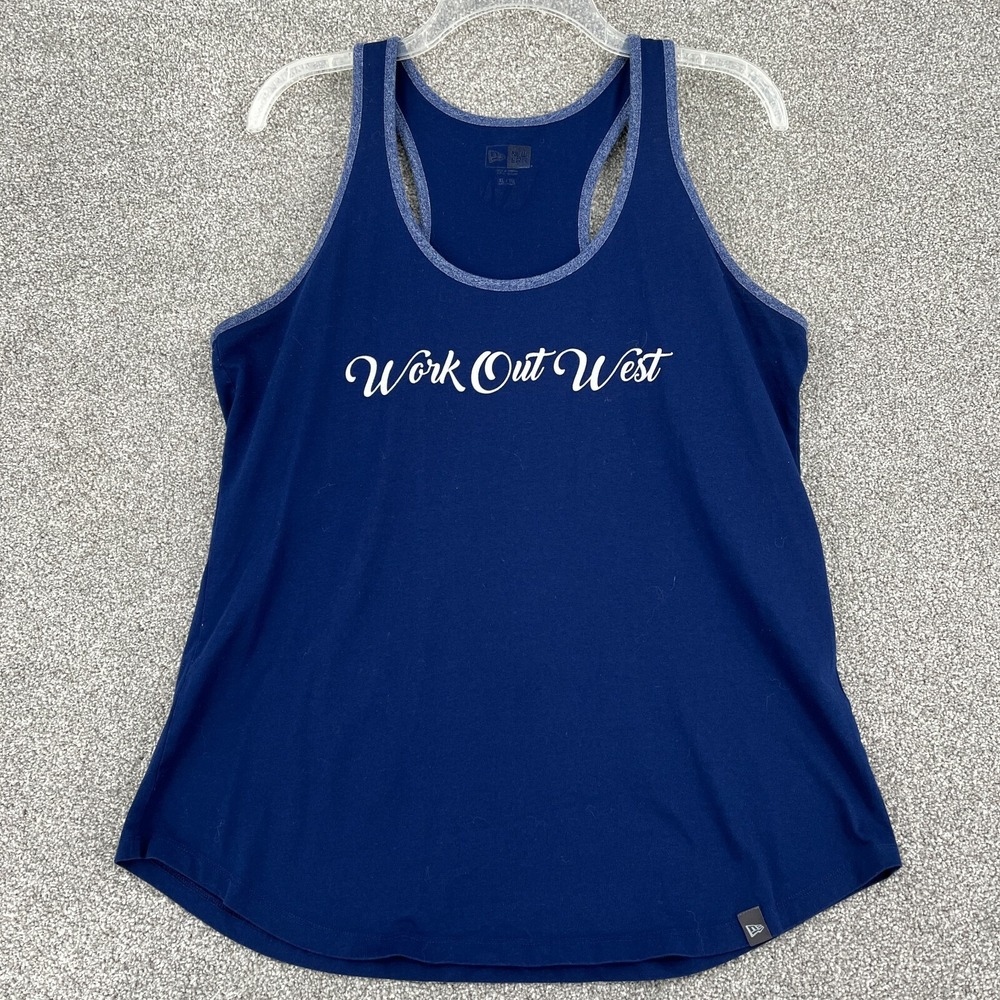 New Era Shirt Adult Extra Large Blue Tank Top Casual Activewear Ladies